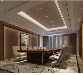 郑州最优 高端企业会议室装修设计效果图