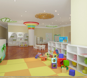 郑州最优 幼儿园教室设计效果图方案